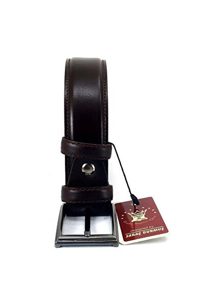 nehironline حزام ساراك 1101 الكلاسيكي للرجال مصنوع من الجلد عيار 24 قيراط بال...