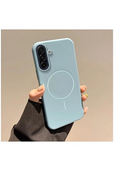 Zebana Samsung Galaxy A17 Compatible Case Vivid Silicone Case Blue