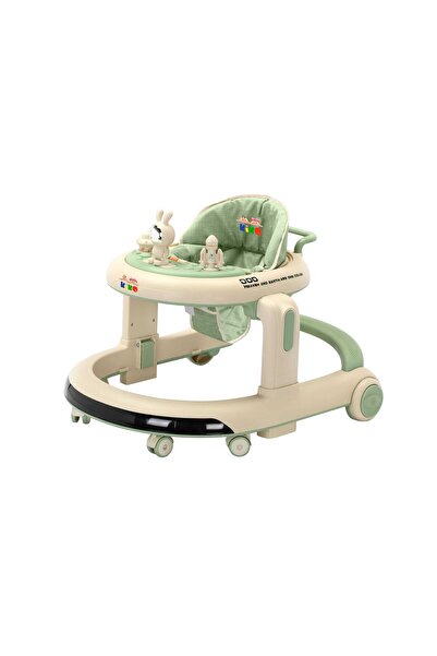 Kiko Anti Slip Baby Walker with Toys, Green