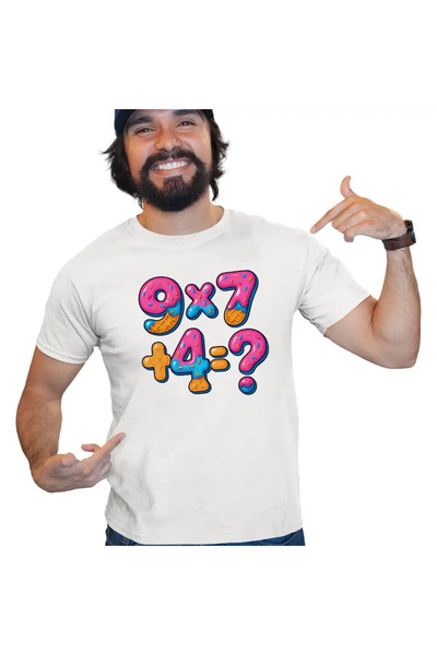 OEM Men's T-Shirt Six Seven Math Formula Chocolate