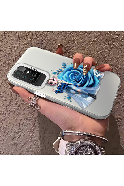 Hontinga حافظة رقيقة وصلبة متوافقة مع كاميرا Redmi 10، بنمط إلسا