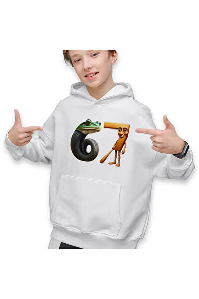 OEM Hanorac Copii Baieti Six Seven Tung Tung Sahur Italian Brainrot Meme