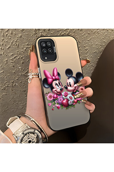 Hontinga حافظة سيليكون رفيعة مقاومة للصدمات بنمط ميكي متوافقة مع هاتف سامسونج...