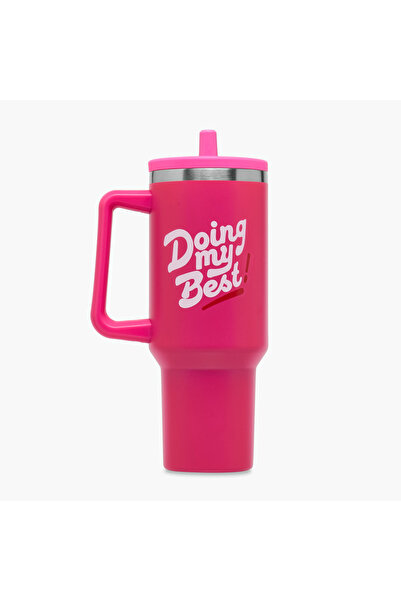 Lifestyle كوب شفط مزدوج الجدار من دوينج ماي بيست برينت - 1.2 لتر