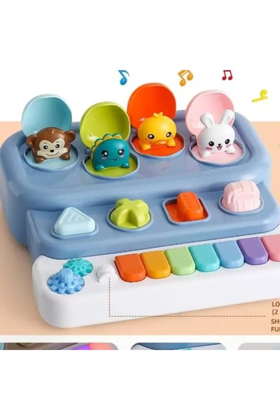 Toybox Cause-and-Effect Toy Developmental Toy with Buttons & Colors, Color So...