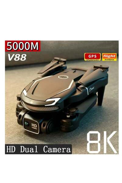 Generic V88 Drone 8K HD Dual Camera Professional Obstacle Avoidance Aerial Ph...
