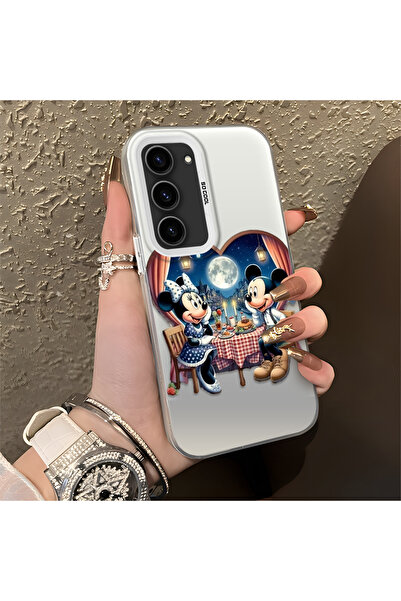 Hontinga حافظة سيليكون رفيعة مقاومة للصدمات بنمط ميكي متوافقة مع هاتف سامسونج...