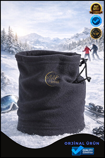 Overpet Guler polar pentru adulți – Reglabil, multifuncțional (guler și căciulă)