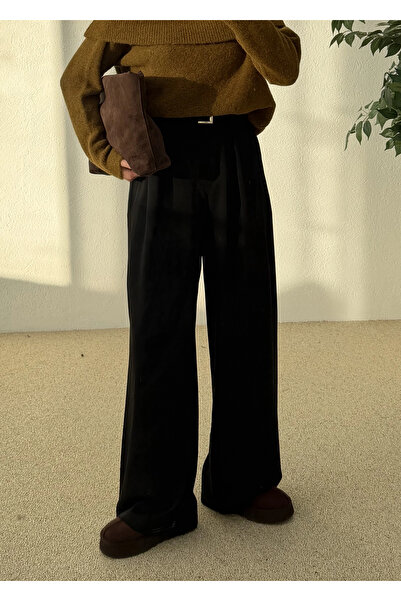 MODA AKSA 3855 KÖPRÜ DTY KEMER PANTOLON siyah