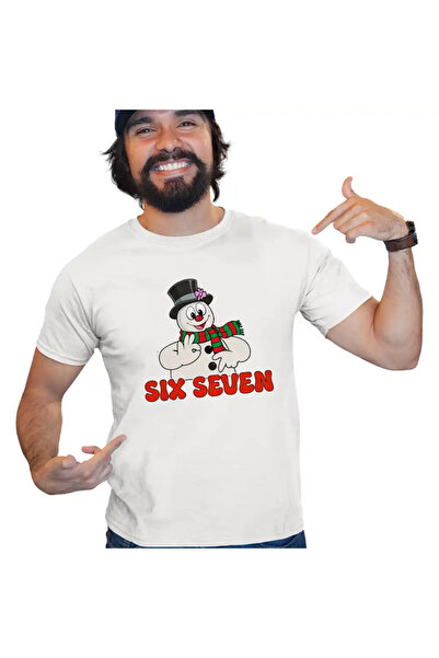 OEM Men's T-shirt Six Seven Snowman Christmas 67