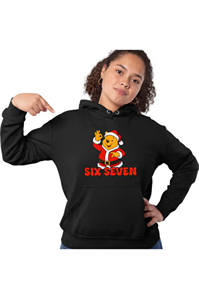 OEM Women's Sweatshirt Six Seven Winnie the Pooh Christmas 67