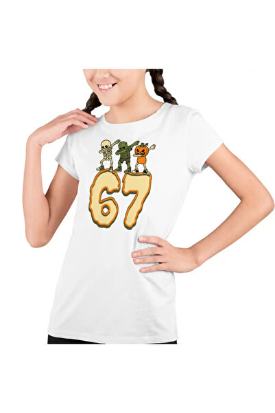 OEM Παιδικό Κοριτσίστικο T-shirt Six Seven Halloween Horror 67