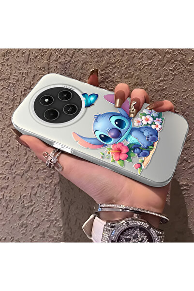 Hontinga حافظة رقيقة وصلبة متوافقة مع كاميرا Redmi A4 مع نمط مخيط