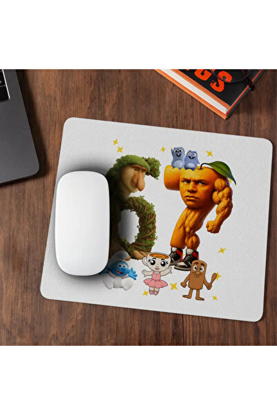 OEM Mousepad Six Seven Brainrot Orange Italian Meme Fitness