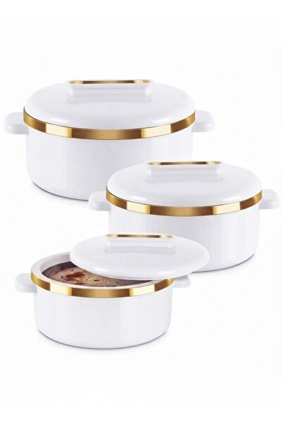 Milton Food Storage Set of 3 Stainless Steel Containers
