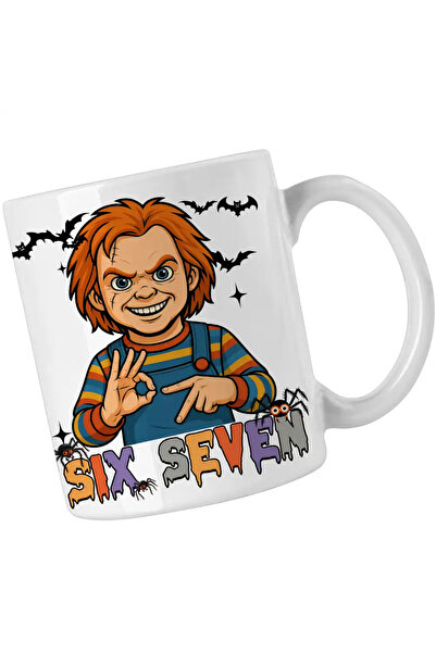OEM Six Seven Horror Chucky 67 Halloween Mug