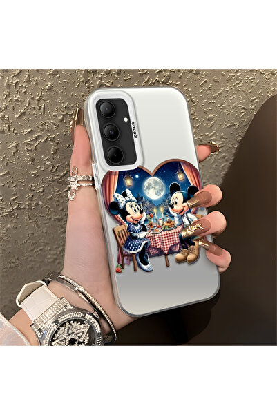 Hontinga حافظة سيليكون رفيعة مقاومة للصدمات بنمط ميكي متوافقة مع هاتف سامسونج...