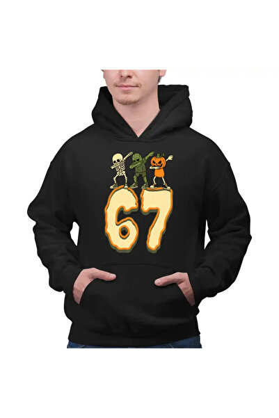 OEM Men's Hoodie Six Seven Halloween Horror 67