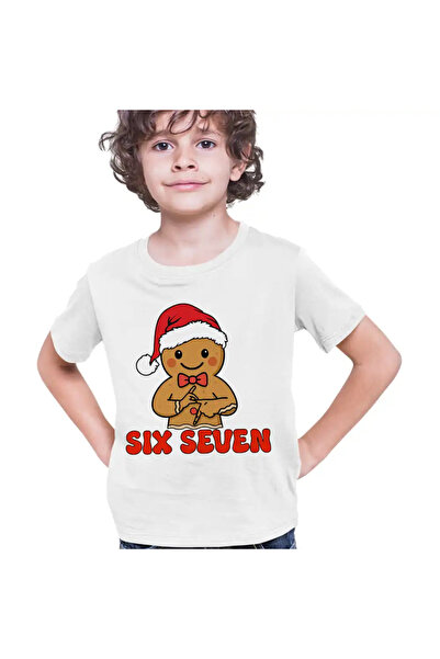 OEM Παιδικό T-shirt Six Seven για αγόρια με θέμα το Gingerbread Man