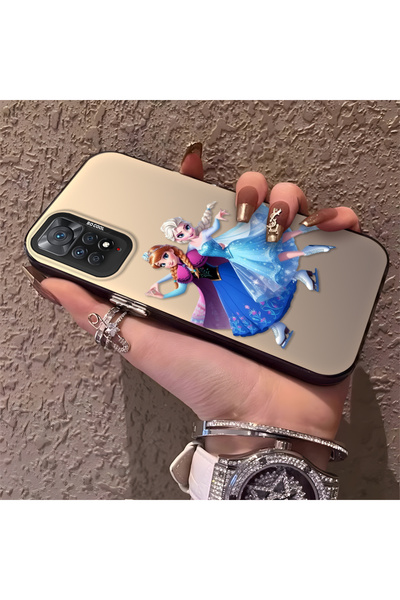 Hontinga حافظة رقيقة وصلبة متوافقة مع كاميرا Redmi Note 11 Pro 4G، بنمط إلسا