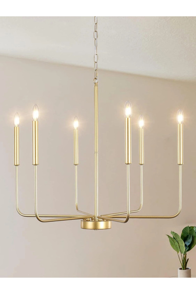 NZL Lighting Wayli 6'li Modern Eskitmeli Avize ve Sarkıt Avize