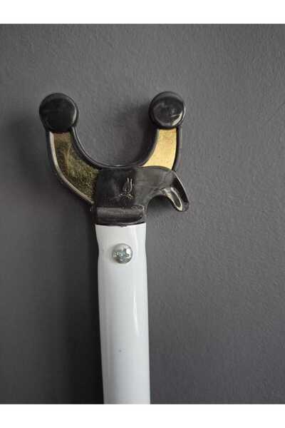 sosto Askı Sopası Beyaz * Teleskopik Kıyafet İndirme Askı Çubuğu (KAPALI 84 c...