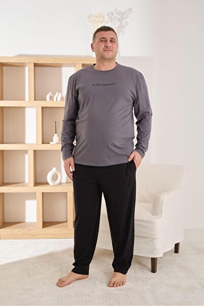 FORMO Men's 100% Cotton Long Sleeve Printed Oversize Quality Pajama Set