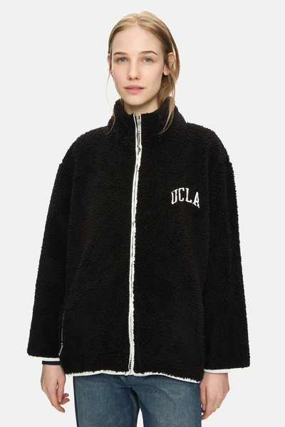 UCLA Yuna Black Fleece Standard Fit Women's Jacket