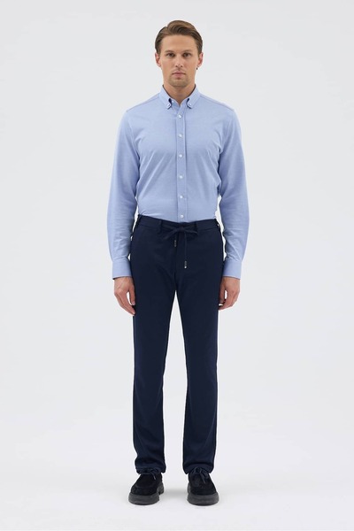 Paşahan Men's Textured Knitted Trousers