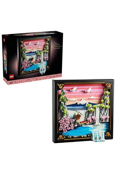 LEGO ARTĂ Peisaj japonez cu flori de cireș 31218