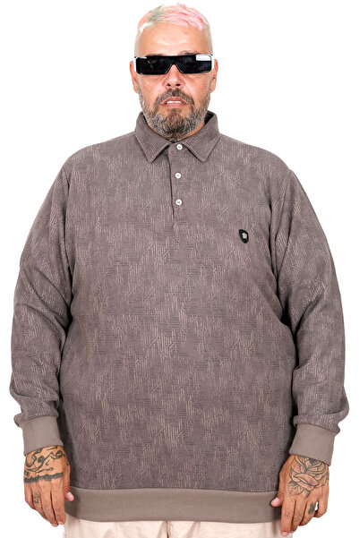 ModeXL سترة بولو موديل XL مقاس كبير بنمط U24440