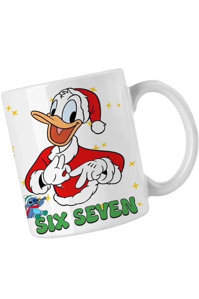 OEM Mug Six Seven Donald Duck Christmas Mickey Mouse