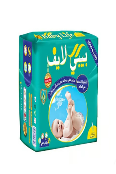 Baby حفاضات لايف للأطفال حديثي الولادة (1) 21 P 12 C