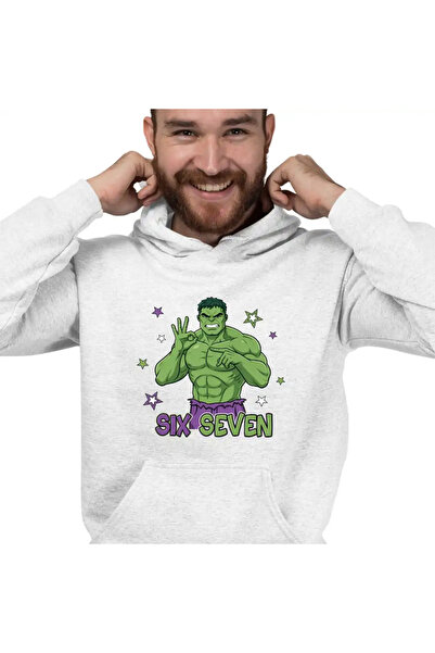 OEM Men's Hoodie Six Seven Hulk 67 Marvel Superhero