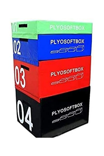 Marshal Fitness Stackable Plyometric Jump Box Set – Foam Plyo Boxes for Cross...