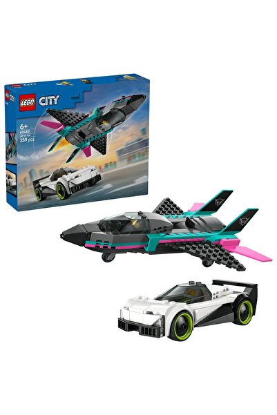 LEGO City Jet vs. Mașină 60489