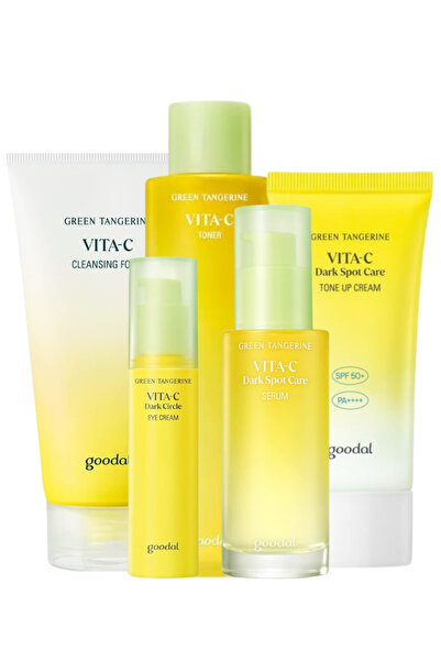 Goodal Green Tangerine Vitamin C 5-Step Set for Glow & Dark Spot Care