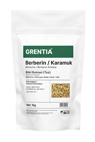 Grentia Berberin Toz Ekstresi / Toz Ekstraktı 1 kg - Berberis vulgaris
