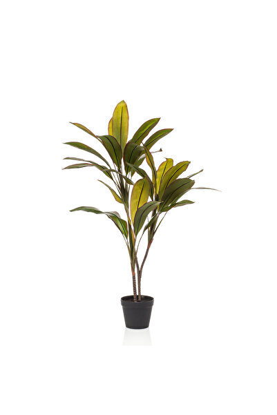 homez نبات الكورديلين الاصطناعي الداخلي في أصيص، 105 سم