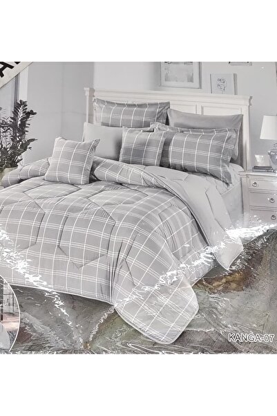 alzawia Plain double bed sheet, microfiber summer fabric, cool material, 8 pi...