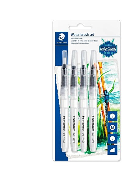 Staedtler Brush with reservoir 949, 4 pcs/set