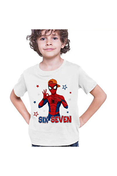 OEM Tricou Copii Baieti Six Seven Spiderman 67 Marvel Superhero