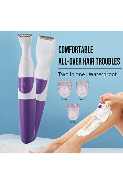 Solimpia 2 in 1 Electric Shaver for Women Multi-function Epilator Shaver Wate...