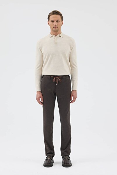 Paşahan Men's Textured Knitted Trousers