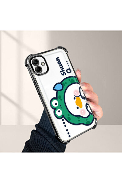 ucuc حافظة حماية من السيليكون الشفاف المتوافقة مع هاتف سامسونج جالاكسي A04، ت...