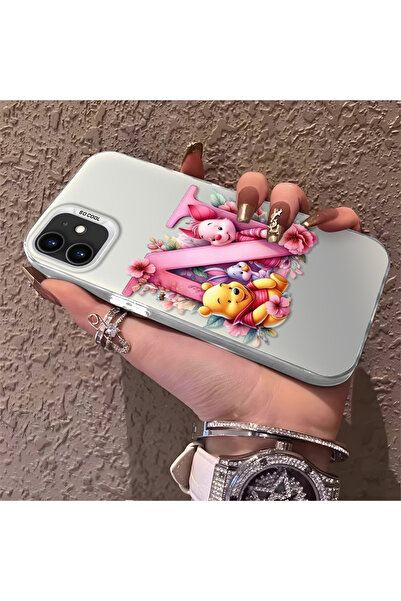 Hontinga حافظة صلبة رفيعة متوافقة مع كاميرا iPhone 12 Pro، نمط دب لطيف