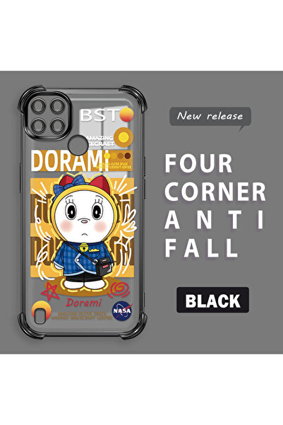 ucuc حافظة حماية من السيليكون الشفاف المتوافقة مع هاتف Realme C25Y/C21Y من Do...