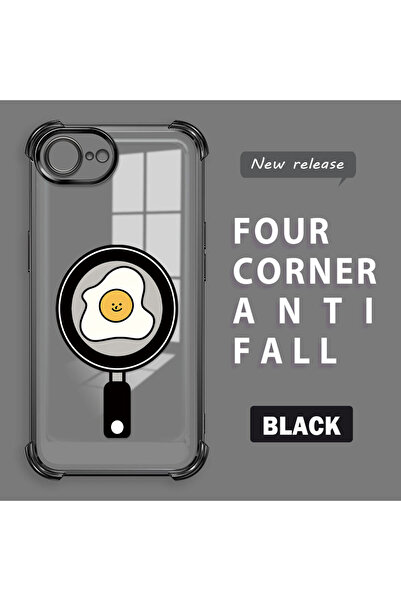 ucuc غطاء حماية شفاف من السيليكون متوافق مع آيفون 16e بنمط متموج