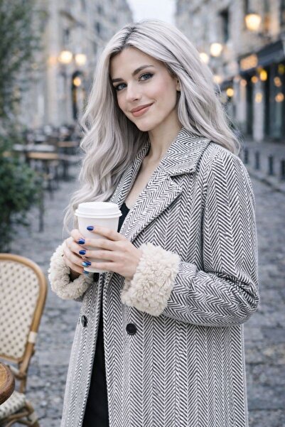 KaraAS Women's Fur Detailed Coat