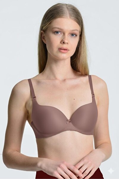 Yeni İnci Women's Non-Marking Laser Cut Supported Bra 6701